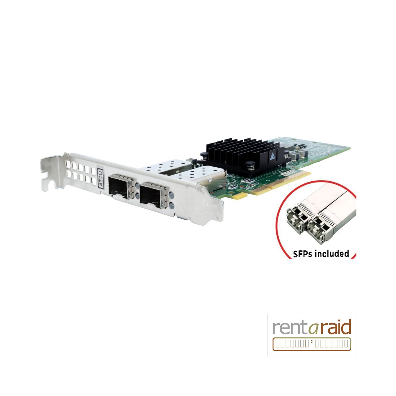 ATTO FastFrame N4S2 <br>(2 x Transceivers Included)