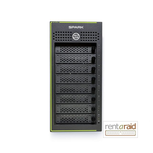 SymplySPARK XT 8-Bay – 144TB <br>(No Hard Case Included)