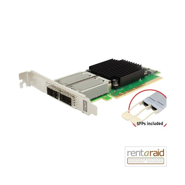 ATTO FastFrame N312 <br>(2 x Transceivers Included)
