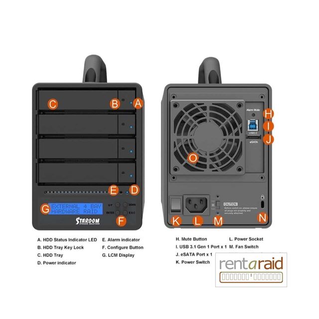 Stardom SohoRAID SR4-SB3+ – 8.0 TB - Image 6