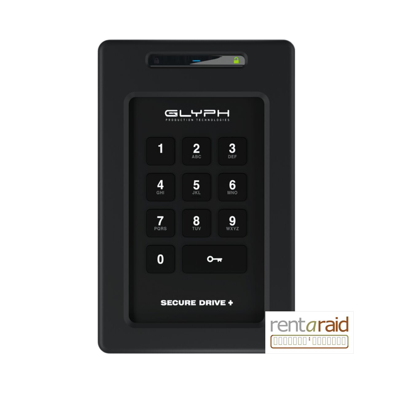 Glyph SecureDrive+ Encrypted Drive with Keypad - 2TB SSD