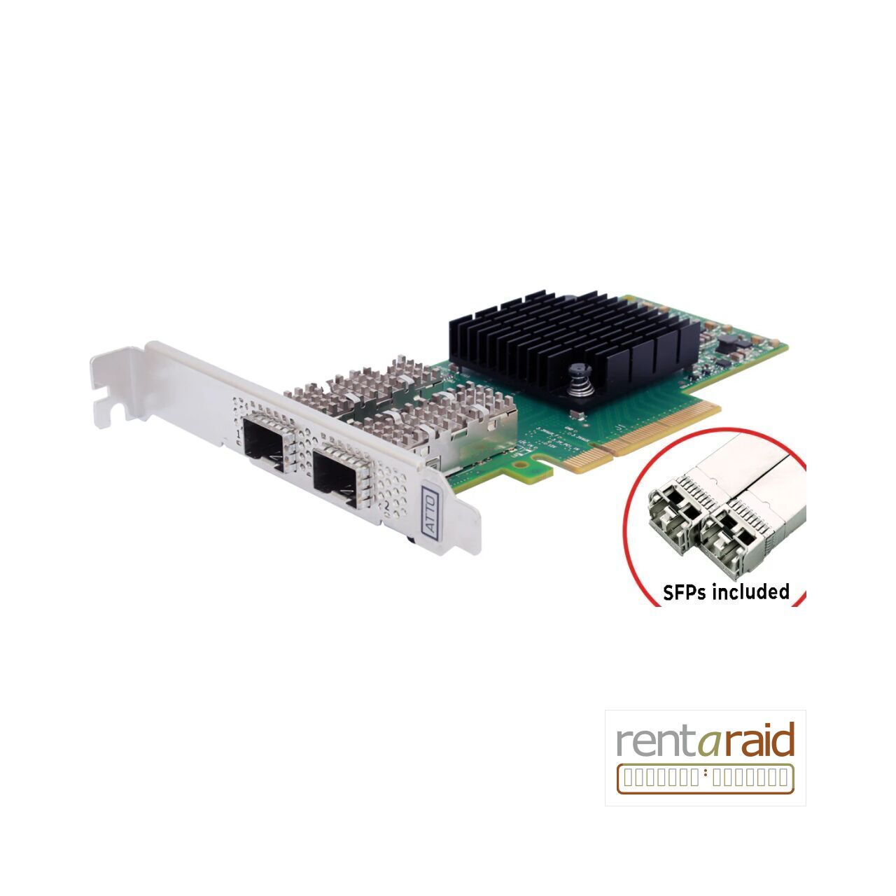 ATTO FastFrame N322-10S <br>(2 x Transceivers Included)