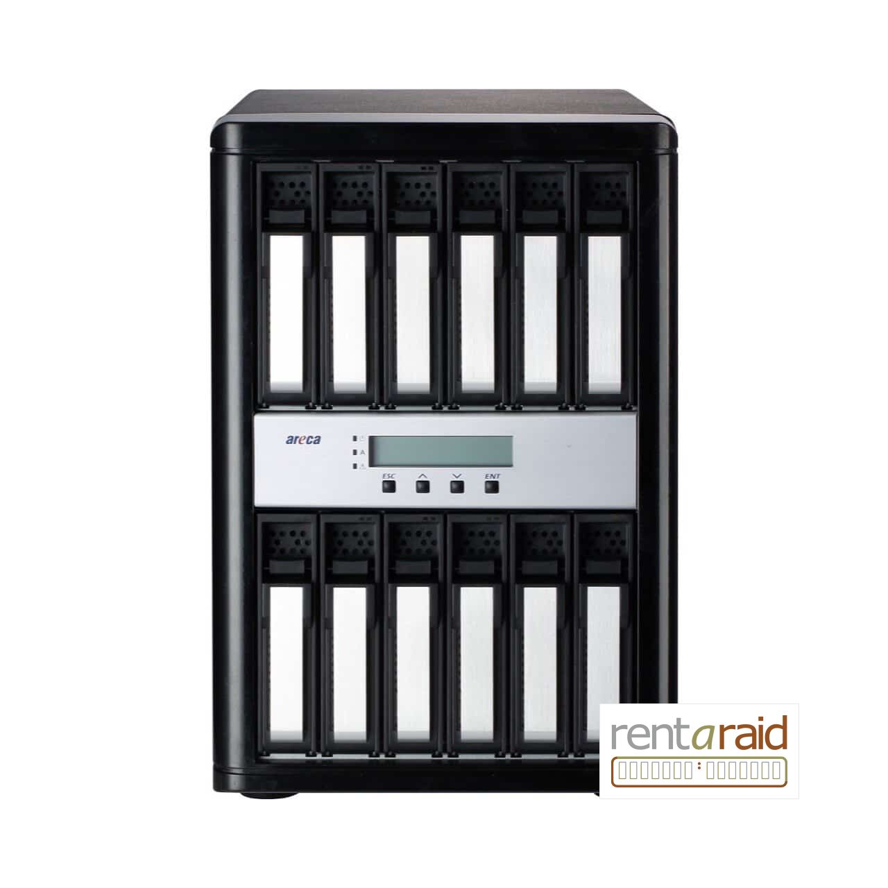 @rentaraid | Areca ARC-8050T3U-12 - Front Image