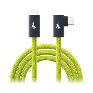 Angelbird USB-C 20Gb Solid Flex Tether Cable Right-Angle Lime - 4.5m