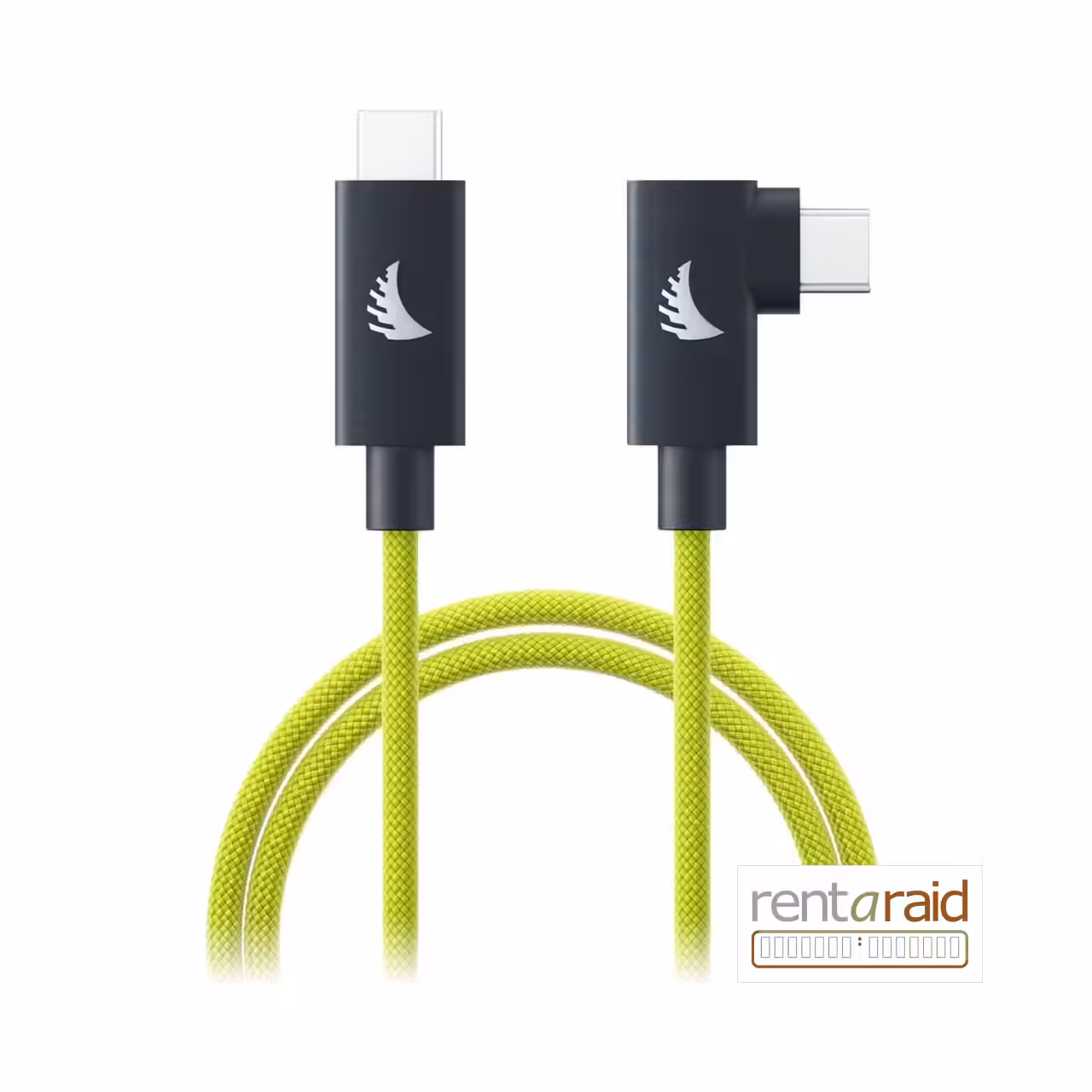 Angelbird USB-C 40Gb Solid Flex Cable Right-Angle Lime - 2m