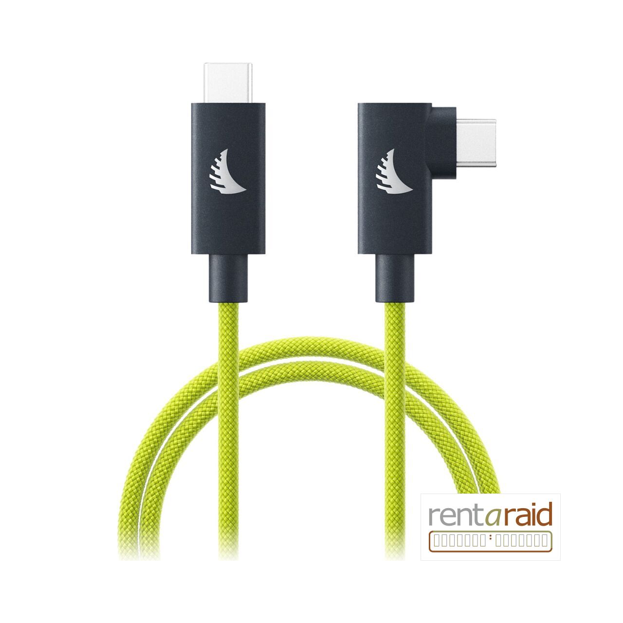 Angelbird USB-C 40Gb Solid Flex Cable Right-Angle Lime - 2m