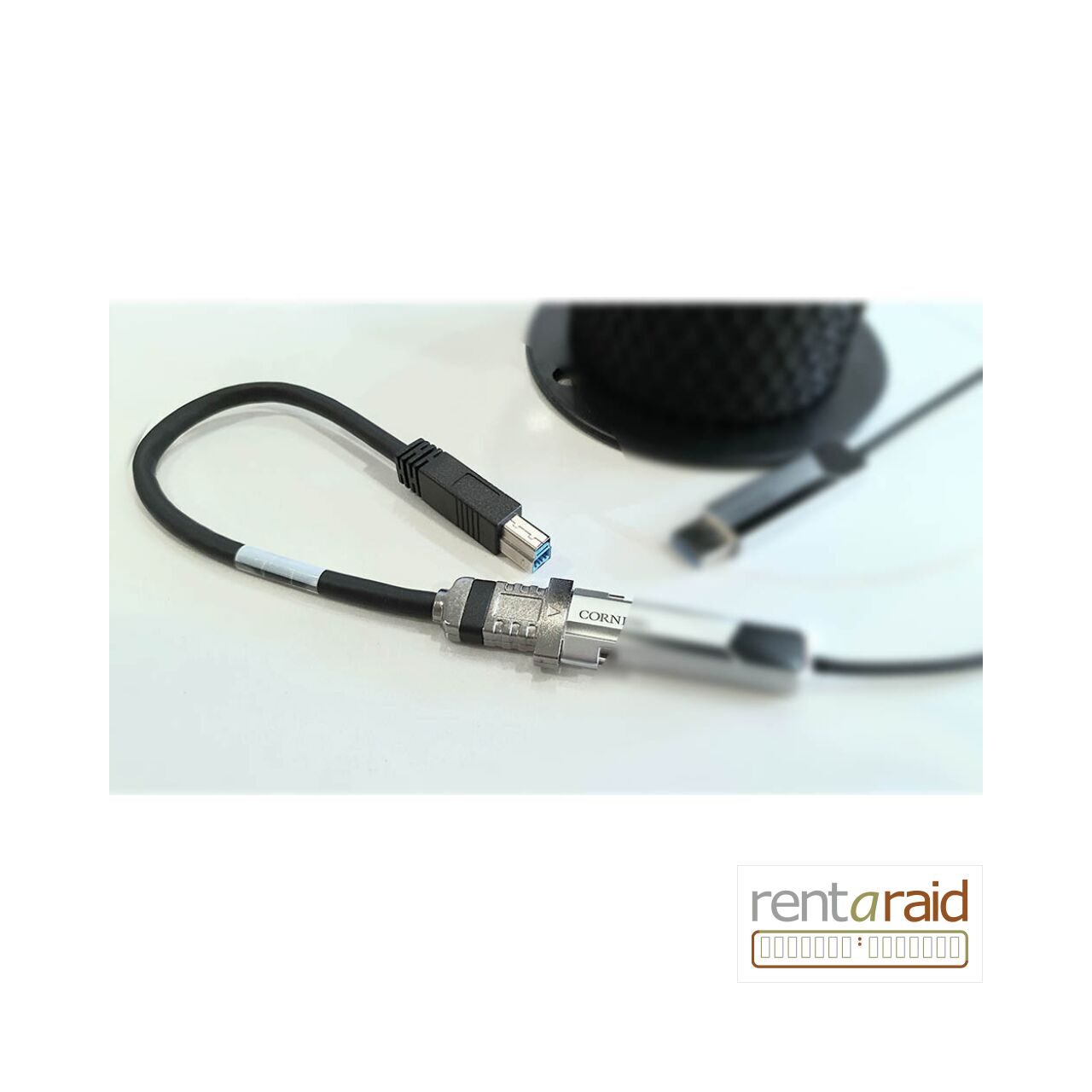 Corning Locking Micro-B To USB Type-B Adapter