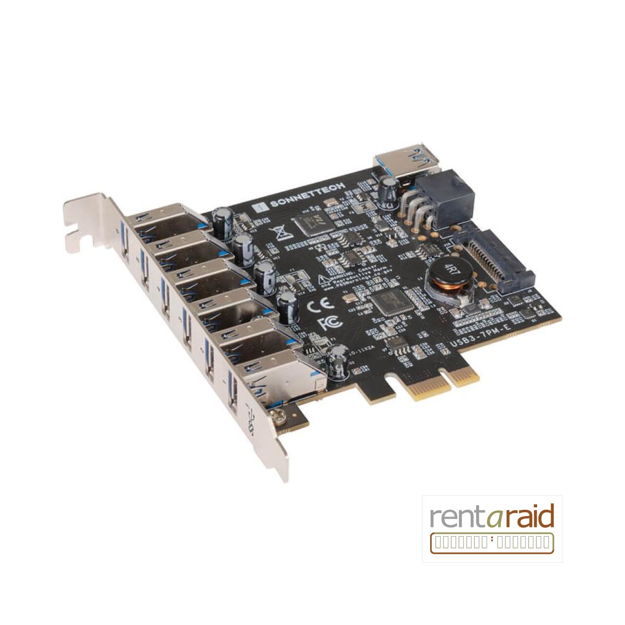 Sonnet Allegro 7-Port USB 3.2 Gen 1 Type-A PCIe Card