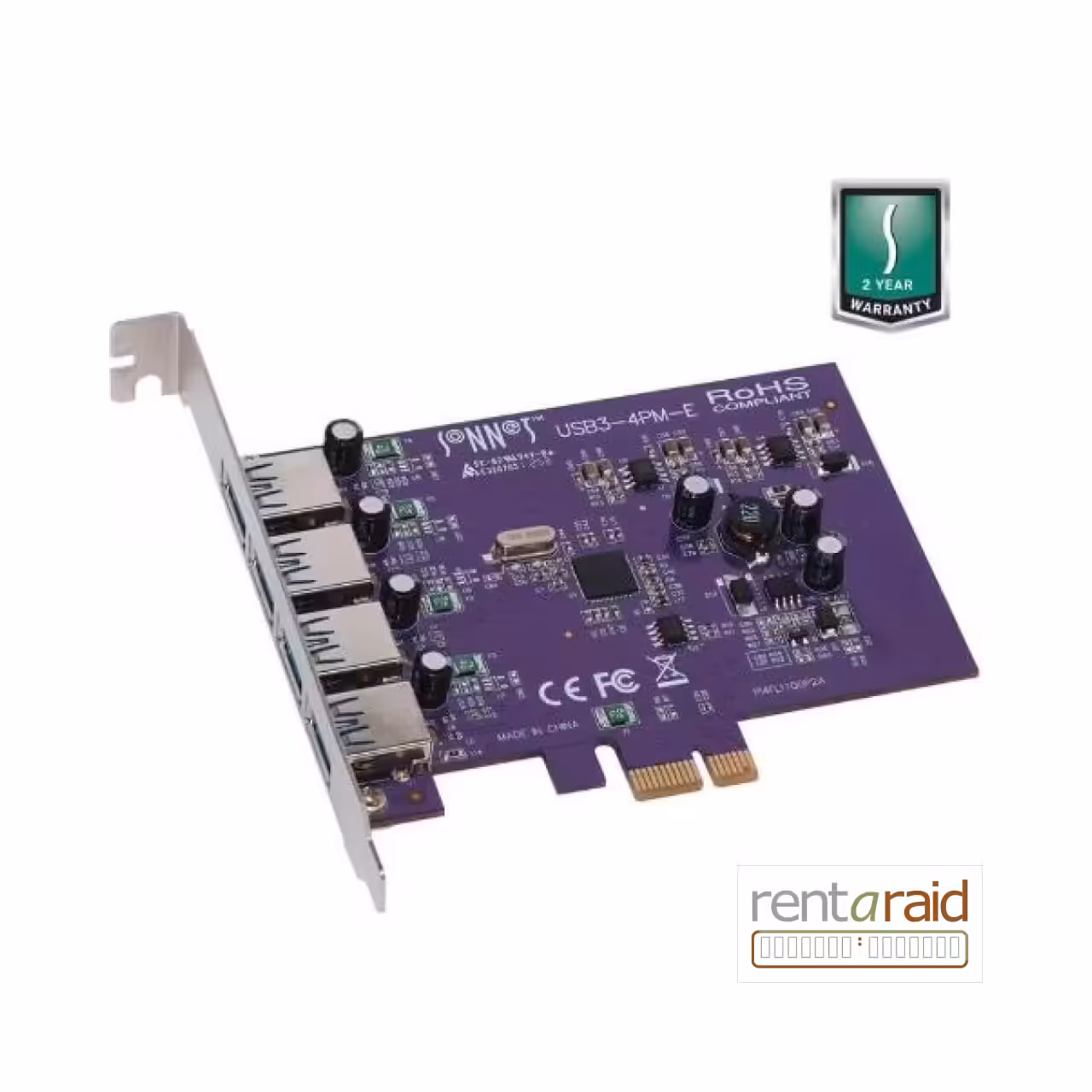 Sonnet Allegro USB 3.0 4-Port PCIe Card