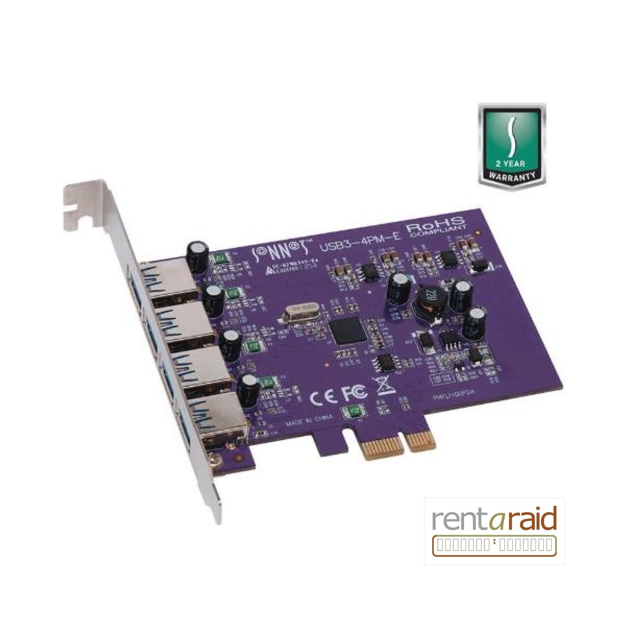 Sonnet Allegro USB 3.0 4-Port PCIe Card