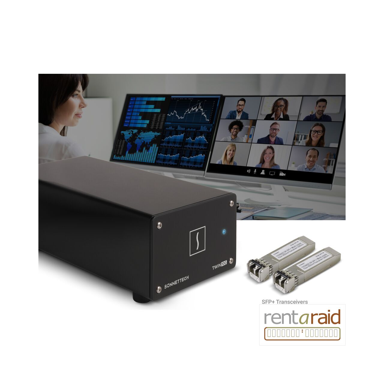 Sonnet Twin10G SFP+ Thunderbolt 3 Edition