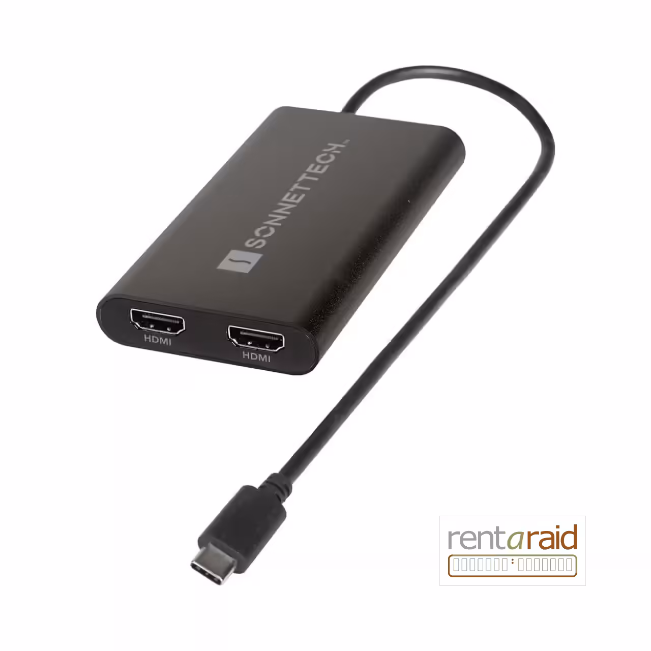 Sonnet USB-C DisplayLink Dual 4K 60Hz HDMI Adapter With PD Passthrough