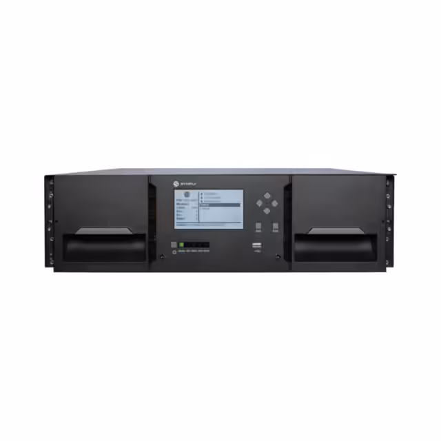 Front view of SymplyPRO XTL 40 modular 3U tape library