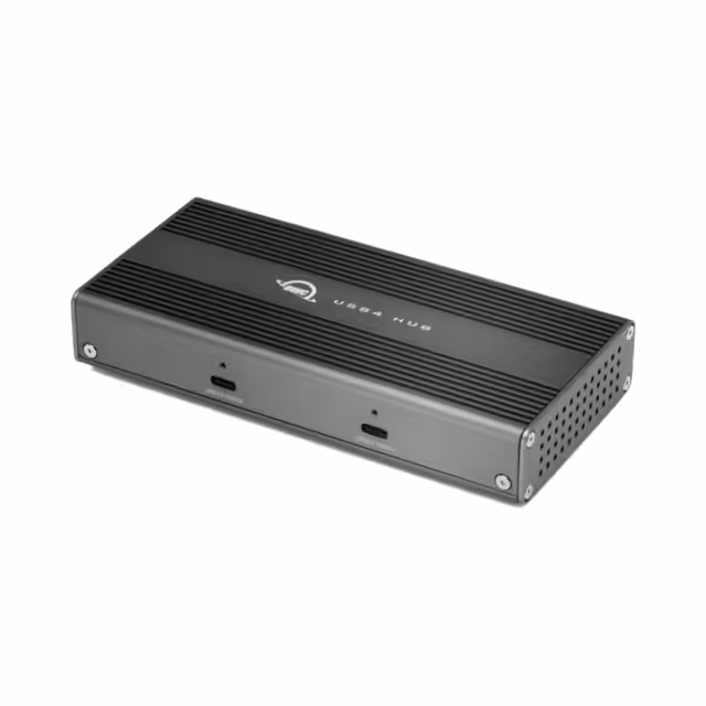 OWC USB4 Hub facing left