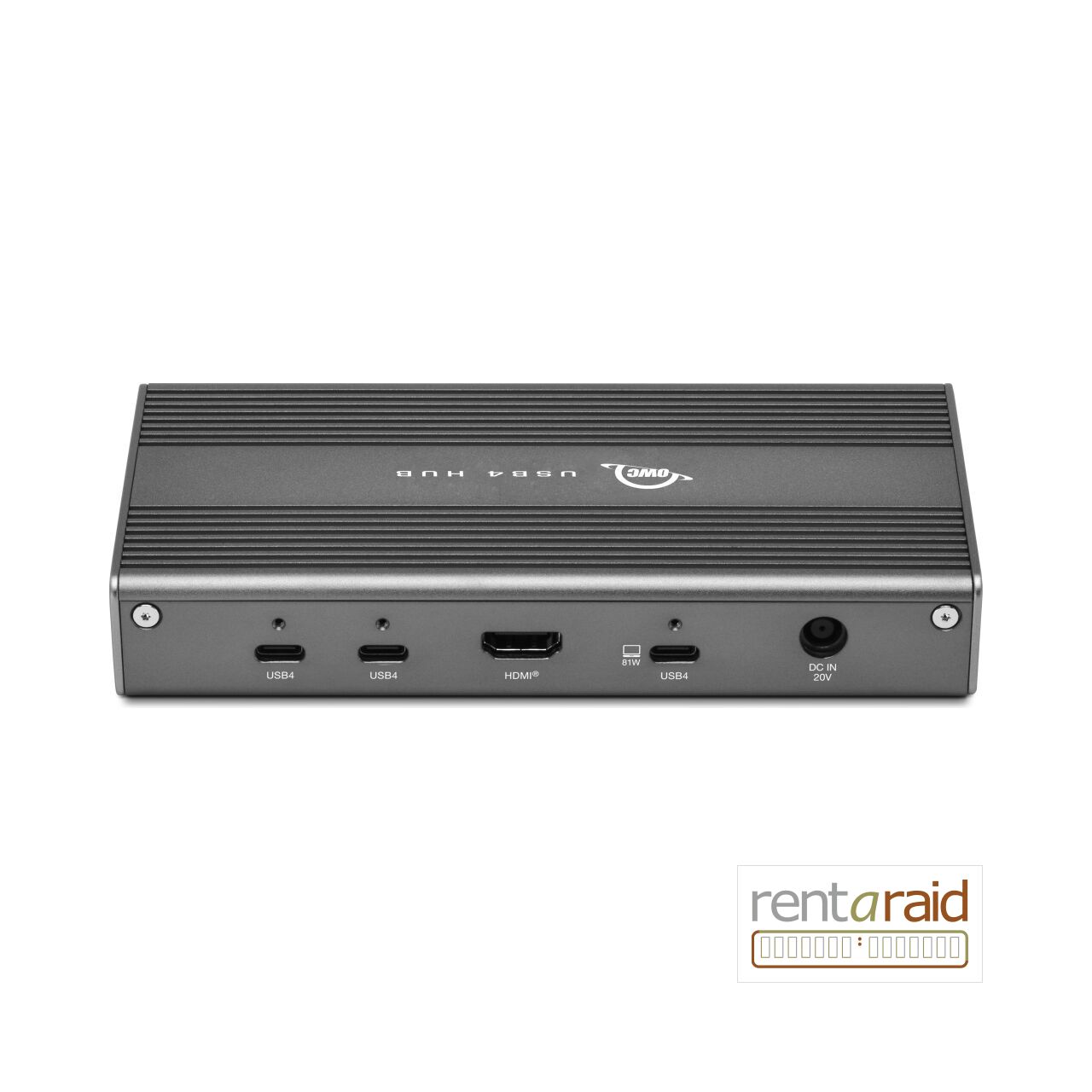 OWC USB4 Hub front view