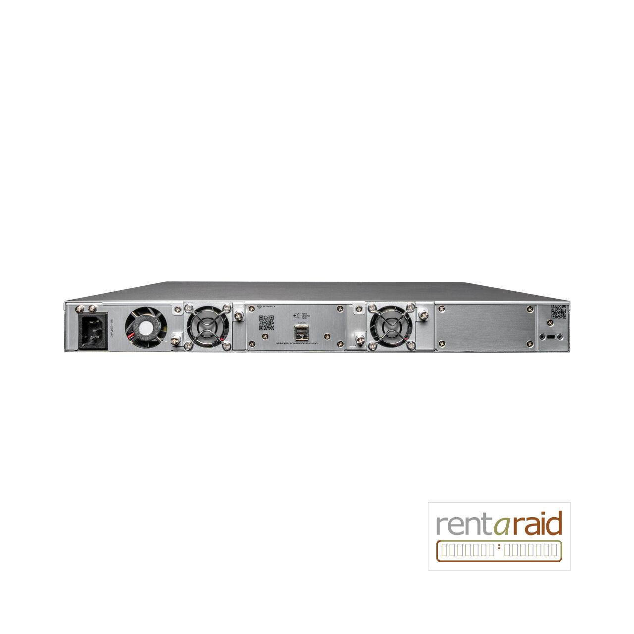 SymplyPRO Rackmount 1U LTO-7 HH SAS Tape Drive – rear interface view