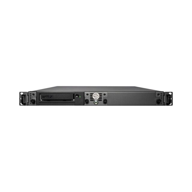 SymplyPRO Rackmount 1U LTO-7 HH Thunderbolt 3 / SAS Tape Drive