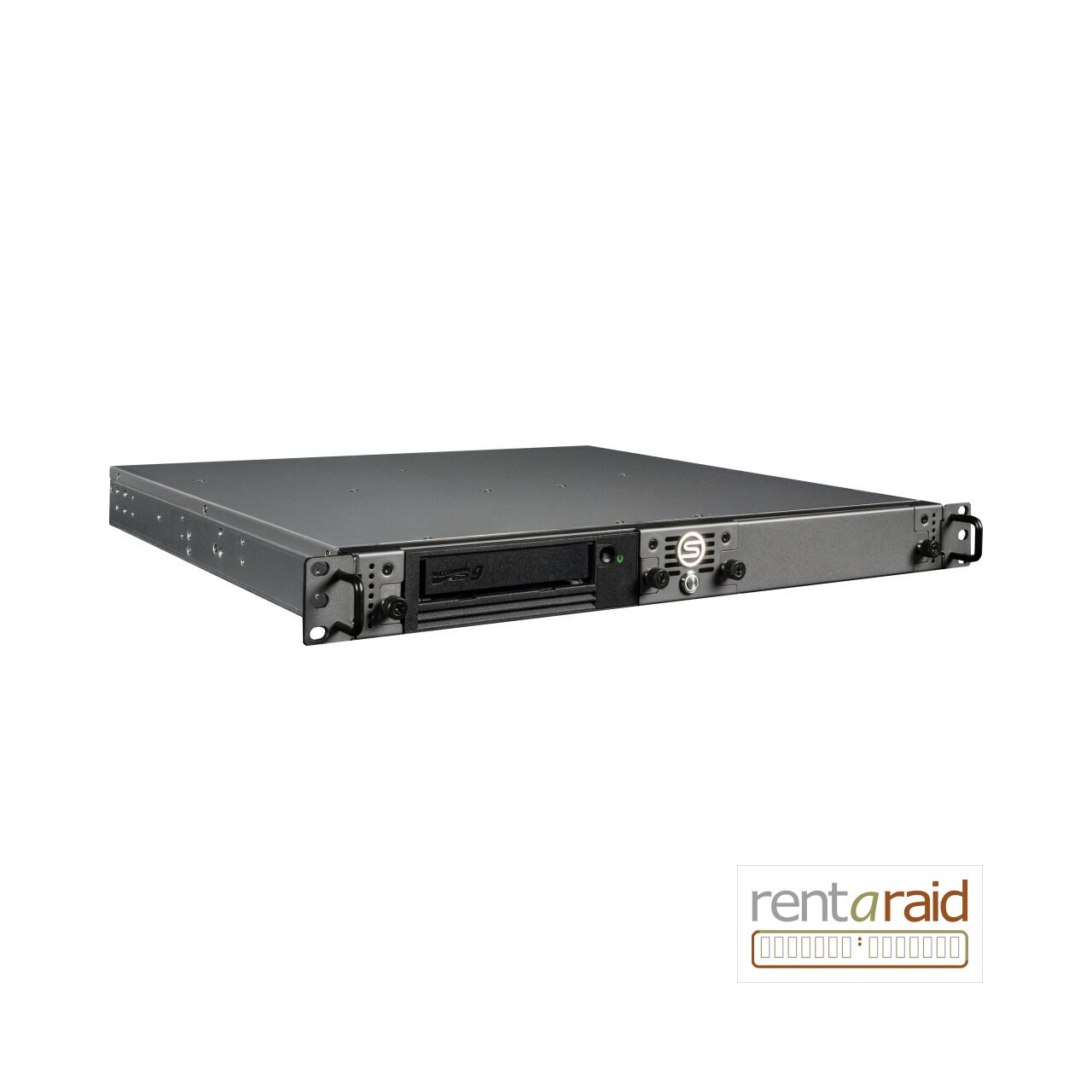 SymplyPRO Rackmount 1U LTO-9 HH SAS Tape Drive – alternate view
