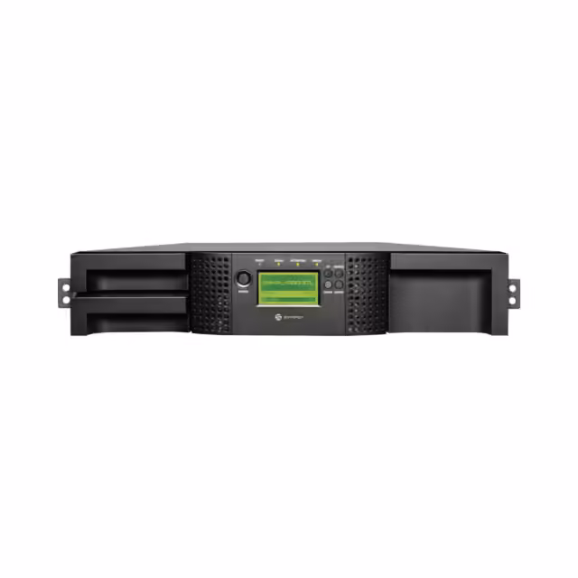 Front view of SymplyPRO XTL 24 LTO-8 HH 6Gb SAS Tape Library