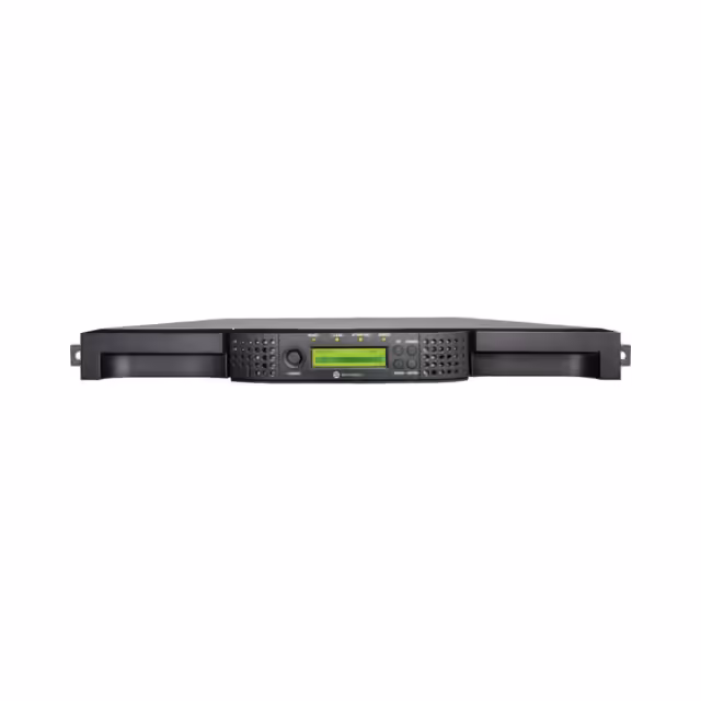 Front view of SymplyPRO XTL 8 LTO-9 HH 12Gb SAS Tape Library