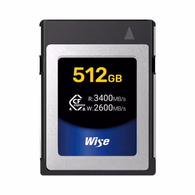 Wise CFexpress 4.0 Type B 512GB memory card