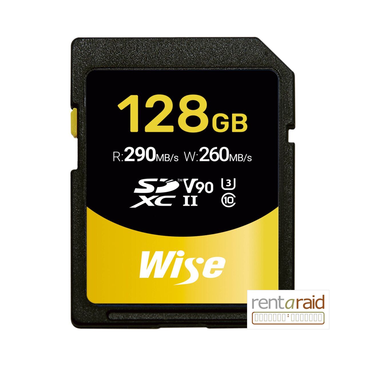 Wise SDXC UHS-II V90 128GB Memory Card