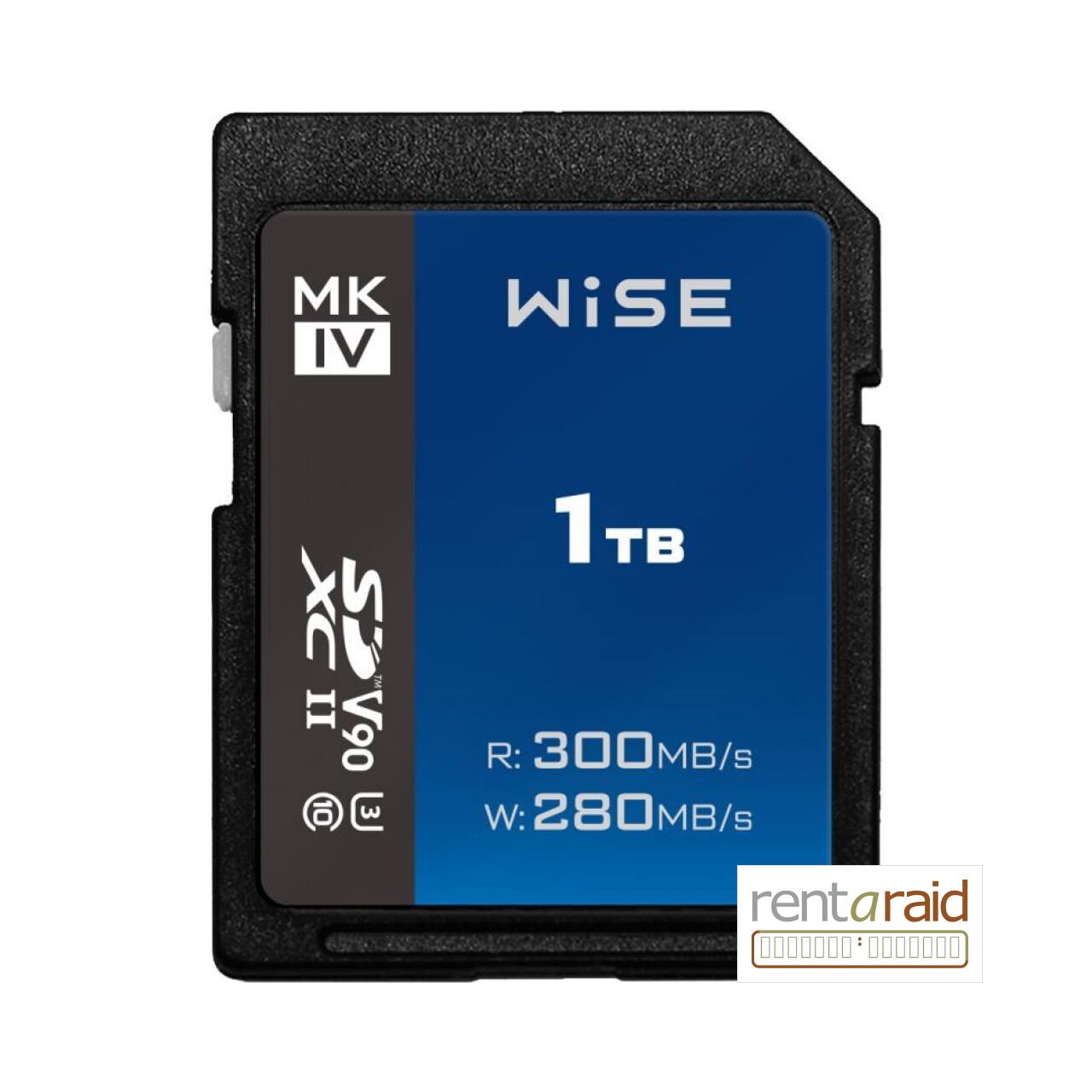 Wise SDXC UHS-II V90 Mk-IV 1TB Memory Card